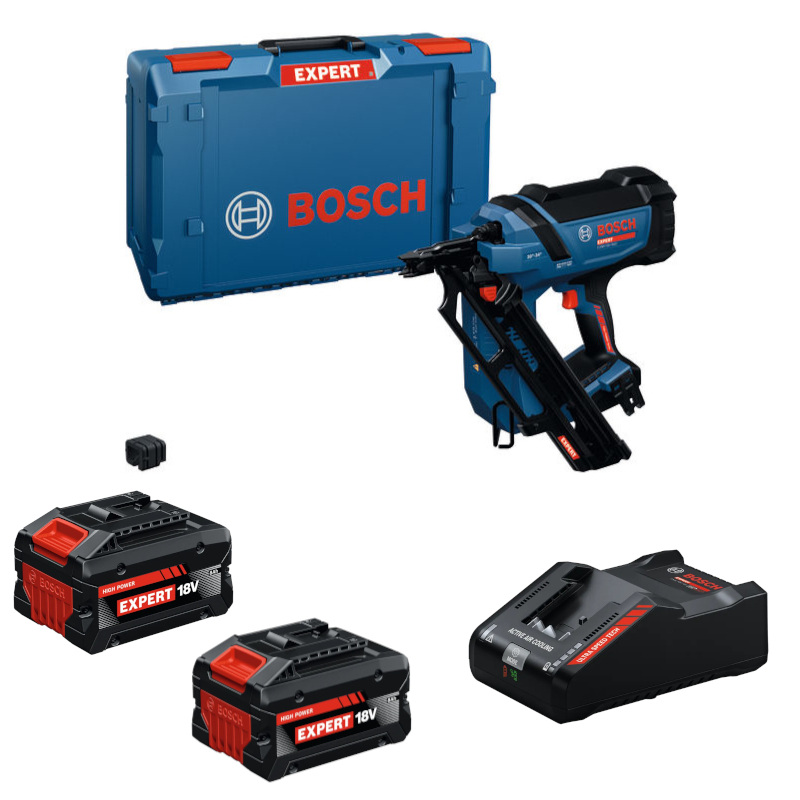 Bosch Expert - Akumulatorski pištolj za eksere EXPERT EXNH18V-90D sa baterijama 18V 8Ah i punjačem